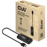 Club 3D HDMI+ Micro USB naar USB-C adapter Zwart