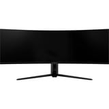 Cooler Master GP57ZS DUHD gaming monitor 57" 8K UHD Curved UltraWide  Zwart, 2x HDMI, 1x DisplayPort, USB-C, USB-B, USB-A, 120 Hz