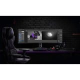 Cooler Master GP57ZS DUHD gaming monitor 57" 8K UHD Curved UltraWide  Zwart, 2x HDMI, 1x DisplayPort, USB-C, USB-B, USB-A, 120 Hz