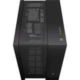 Corsair 6500D Airflow midi tower behuizing Zwart | 4x USB-A | 1x USB-C | Tempered Glass