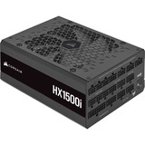 Corsair HX1500i, 1500 Watt voeding  Zwart, 9x PCIe, Full Kabel-management