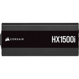 Corsair HX1500i, 1500 Watt voeding  Zwart, 9x PCIe, Full Kabel-management