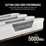 Corsair Vengeance 32 GB DDR5-6000 (2x 16 GB) werkgeheugen Wit, CMK32GX5M2D6000Z38W, XMP, EXPO