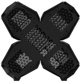 DeepCool Quardstellar Infinity Big Tower behuizing Zwart | 1x USB-C | RGB | Tempered Glass