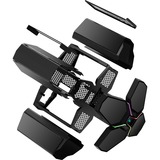 DeepCool Quardstellar Infinity Big Tower behuizing Zwart | 1x USB-C | RGB | Tempered Glass