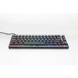Ducky Mecha Pro SF RGB mechanisch toetsenbord Zwart, US lay-out (QWERTY), Cherry MX Silent Red, 65%, RGB leds, PBT double-shot