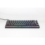 Ducky Mecha Pro SF, toetsenbord Zwart, US lay-out, Cherry MX Silent Red, RGB leds, 65%, PBT double-shot