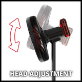 EINHELL GE-CF 18/320 P Li-Solo Accu Ventilator Rood/zwart, Accu en oplader niet inbegrepen