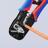 KNIPEX Krimptang voor RJ45-westernstekkers Blauw/rood