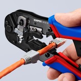 KNIPEX Krimptang voor RJ45-westernstekkers Blauw/rood
