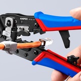 KNIPEX Krimptang voor RJ45-westernstekkers Blauw/rood