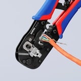 KNIPEX Krimptang voor RJ45-westernstekkers Blauw/rood