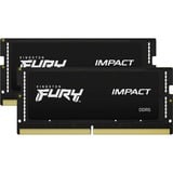 Kingston FURY 32 GB DDR5-5600 Kit laptopgeheugen Zwart, KF556S40IBK2-32, Impact