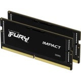 Kingston FURY 32 GB DDR5-5600 Kit laptopgeheugen Zwart, KF556S40IBK2-32, Impact