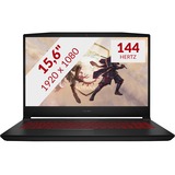 MSI GF66 Katana 11UD-807NL 15.6" gaming laptop Zwart | i5-11400H | RTX 3050 Ti | 16 GB | 512 GB SSD