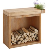 OFYR Butcher Block Storage 90 Corten Teak Hout opberger 