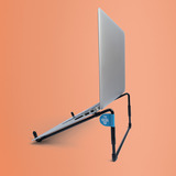 R-Go Tools Steel Travel Laptopstandaard Zwart