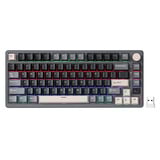 Royal Kludge M75 draadloos gaming toetsenbord US lay-out, Phantom, Brown switch, 75%, RGB, Hot swap, 2.4 GHz / USB-C / Bluetooth