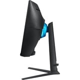 SAMSUNG Odyssey G6 G650 32" gaming monitor Zwart, 2x HDMI, 1x DisplayPort, 2x USB-A, 1x RJ-45, 240 Hz