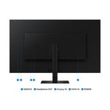 SAMSUNG ViewFinity S7 S70D UHD 37" 4K UHD monitor Zwart, 1x HDMI, 1x DisplayPort, LAN