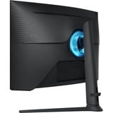 Samsung Odyssey G6 G650 32" gaming monitor Zwart, 2x HDMI, DisplayPort, 2x USB-A, RJ-45, 240 Hz