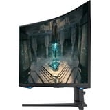 Samsung Odyssey G6 G650 32" gaming monitor Zwart, 2x HDMI, DisplayPort, 2x USB-A, RJ-45, 240 Hz