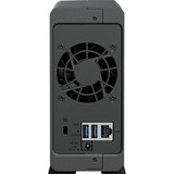 Synology DiskStation DS124 incl. 1x WD Red Plus 4 TB harde schijf nas Zwart, USB-A 3.2 (5 Gbit/s)