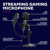 Trust GXT 269 Emita II Streamingmicrofoon Zwart, met tafelstandaard