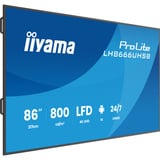 iiyama Prolite LH8666UHSB-B1AG 86" 4K Ultra HD Public Display Zwart