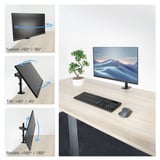 ACT Connectivity Essentials monitorarm 34" Zwart