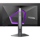 AOC AGON PRO AG276UZD 26.5" 4K Ultra HD gaming monitor Zwart, 1x DisplayPort, 2x HDMI, 1x USB-C, 240 Hz