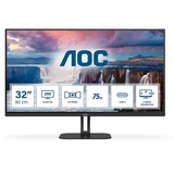 AOC Q32V5CE/BK 31.5" monitor Zwart, 1x HDMI, 1x DisplayPort, 4x USB-A 3.2, 1x USB-C 3.2