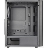 Aerocool Delta G-BK-v1 midi tower behuizing Zwart | 3x USB-A | RGB | Tempered Glass