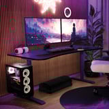 Arozzi Arena Gaming Desk - Purple Paars/zwart