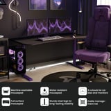 Arozzi Arena Gaming Desk - Purple Paars/zwart