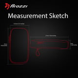 Arozzi Memory Foam Armrest Pads polssteun Roze
