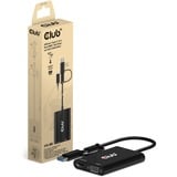 Club 3D USB Gen1 Type-C/-A to Dual HDMI (4K/30Hz) / VGA (1080/60Hz) adapter Zwart