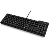Das Keyboard 6 Professional, toetsenbord Zwart, US lay-out, Cherry MX Brown, Double shot ABS keycaps