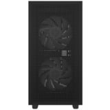 DeepCool CH360 mini tower behuizing Zwart | 1x USB-A | 1x USB-C | RGB | Tempered Glass