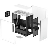 DeepCool CH510 midi tower behuizing Wit | 2x USB-A | Tempered Glass