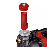 EINHELL AQUINNA Accu Automatische Tuinpomp Rood/zwart, Accu en oplader niet inbegrepen, Power X-Change