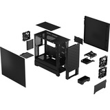 Fractal Design Pop Air Black Solid Tower-behuizing Zwart | 2x USB-A 3.2 (5 Gbit/s) | 2x Audio