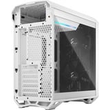 Fractal Design Torrent Compact White TG Clear midi tower behuizing Wit | 2x USB-A | 1x USB-C | Tempered Glass