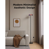 Govee Uplighter Floor Lamp Zwart, 2,4GHz wifi, Bluetooth