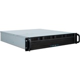 Inter-Tech IPC 2U-2404L SATA Serverbehuizing Zwart | 1x USB-A 2.0 | 1x USB-A 3.2 (5 Gbit/s)