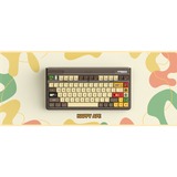 Iqunix OG80 Happy Ape Wireless Mechanical Keyboard Zwart, US lay-out (QWERTY), IQUNIX Moonstone Turbo, 80% (TKL)	, RGB leds, Hot-swappable, PBT, 2.4GHz | Bluetooth 5.1 | USB-C