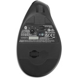 Kensington Pro Fit Ergo MY630 EQ Rechargeable Mouse Zwart, 1000 - 2400 DPI, Bluetooth, 2.4 GHz