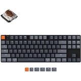 Keychron K1SE-B3, toetsenbord Zwart, US lay-out, Gateron Low Profile Mechanical Brown, RGB leds, TKL, ABS, Bluetooth 5.1