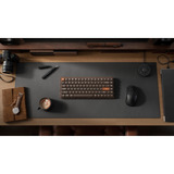 Keychron K3 Max-H1W All-Wood Special Edition RGB mechanisch toetsenbord Houtkleur, US lay-out (QWERTY), Keychron Milk POM Red, 75%, RGB leds, Double-shot PBT, hot swap, 2.4GHz | Bluetooth 5.1 | USB-C