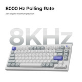 Keychron Q1 HE 8K Magnetic Switch Keyboard Wit, US lay-out (QWERTY), Keychron Ultra-Fast Lime, 75%, 75%, RGB, Hot swap, 8K